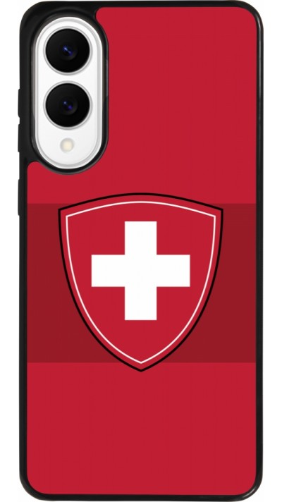 Samsung Galaxy S25 Edge Case Hülle - Silikon schwarz Hockey World Championship Ecusson Suisse