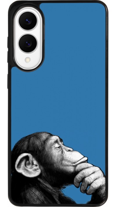 Samsung Galaxy S25 Edge Case Hülle - Silikon schwarz Monkey Pop Art