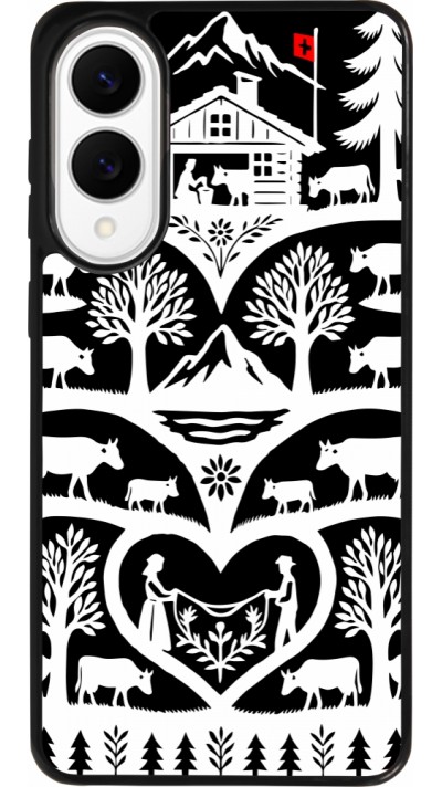 Samsung Galaxy S25 Edge Case Hülle - Silikon schwarz Poya Schweiz 2 schwarz