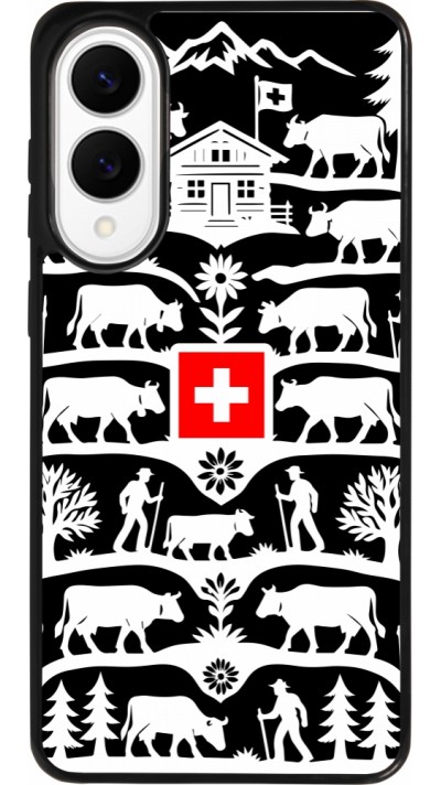 Samsung Galaxy S25 Edge Case Hülle - Silikon schwarz Poya Schweiz 3 schwarz