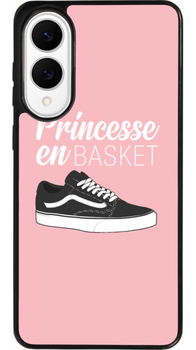Samsung Galaxy S25 Edge Case Hülle - Silikon schwarz princesse en basket