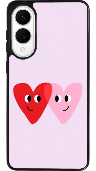 Coque Samsung Galaxy S25 Edge - Silicone rigide noir Saint Valentines Day 26 Heart