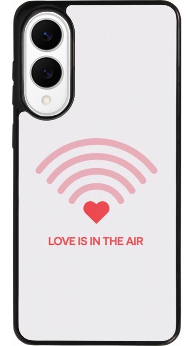 Coque Samsung Galaxy S25 Edge - Silicone rigide noir Saint Valentines Day 26 Love is in the air