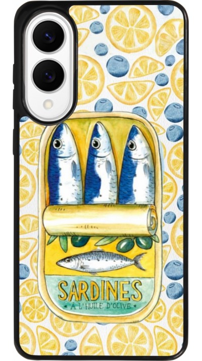 Samsung Galaxy S25 Edge Case Hülle - Silikon schwarz Sardines in oil 2026