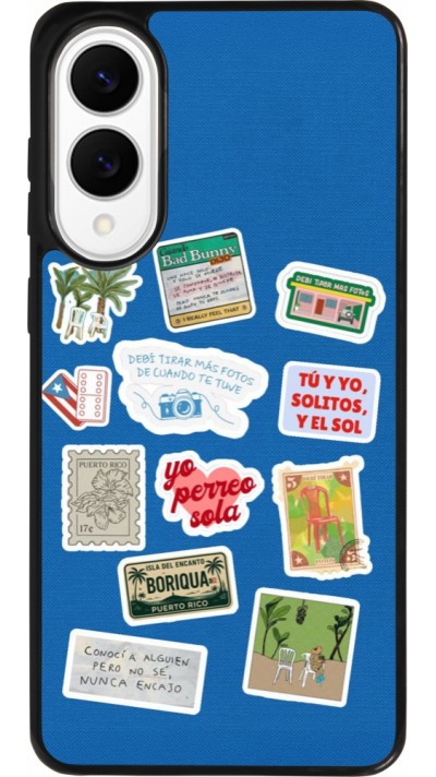 Coque Samsung Galaxy S25 Edge - Silicone rigide noir Seals of the Dominican Republic DTMF