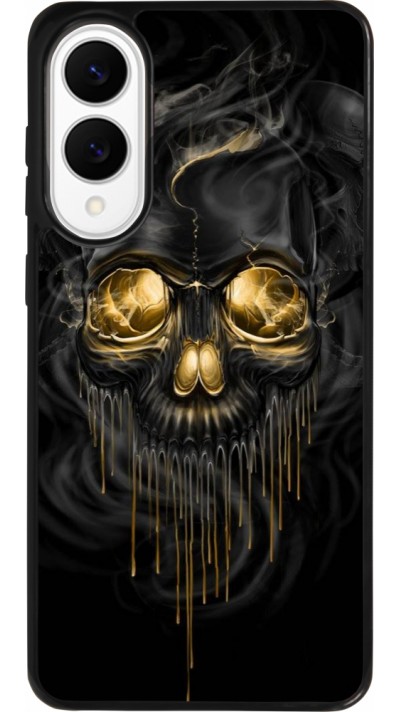 Samsung Galaxy S25 Edge Case Hülle - Silikon schwarz Skull 02
