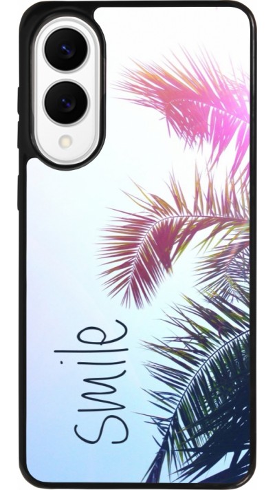 Samsung Galaxy S25 Edge Case Hülle - Silikon schwarz Smile 05