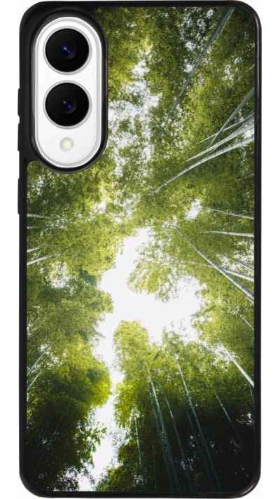 Samsung Galaxy S25 Edge Case Hülle - Silikon schwarz Spring 23 forest blue sky