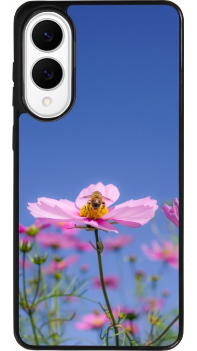 Coque Samsung Galaxy S25 Edge - Silicone rigide noir Bee on a flower Spring 2026