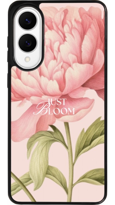 Coque Samsung Galaxy S25 Edge - Silicone rigide noir Just Bloom Spring 2026