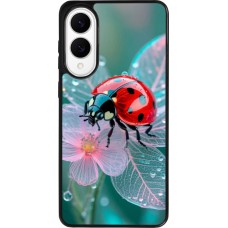 Samsung Galaxy S25 Edge Case Hülle - Silikon schwarz Ladybird in bloom Spring 2026