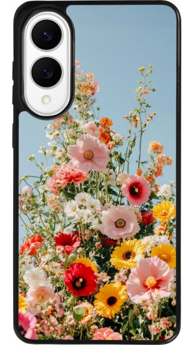 Coque Samsung Galaxy S25 Edge - Silicone rigide noir Spring flowers Spring 2026
