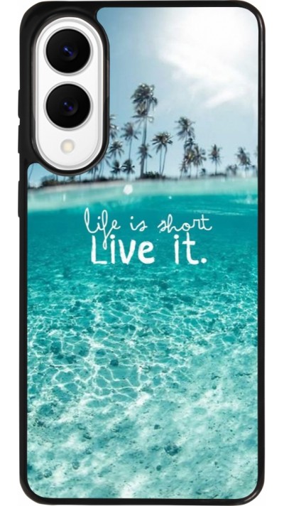 Samsung Galaxy S25 Edge Case Hülle - Silikon schwarz Summer 18 24