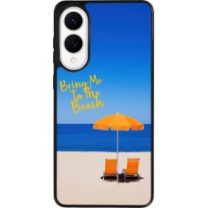 Samsung Galaxy S25 Edge Case Hülle - Silikon schwarz Summer 2025 Bring me to the beach