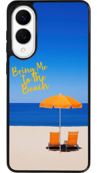 Coque Samsung Galaxy S25 Edge - Silicone rigide noir Summer 2025 Bring me to the beach