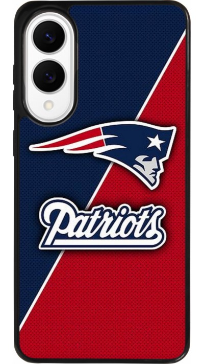 Samsung Galaxy S25 Edge Case Hülle - Silikon schwarz Super Bowl 26 Patriots 1