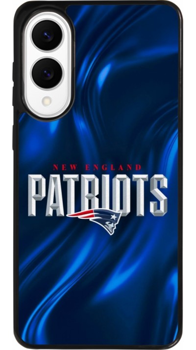 Samsung Galaxy S25 Edge Case Hülle - Silikon schwarz Super Bowl 26 Patriots 2