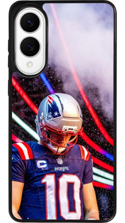 Samsung Galaxy S25 Edge Case Hülle - Silikon schwarz Super Bowl 26 Patriots 3