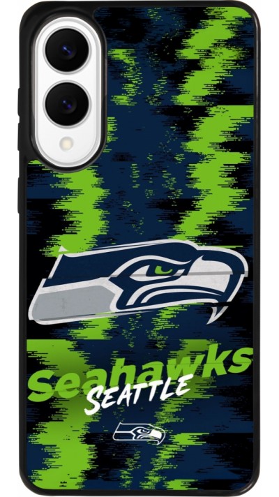 Samsung Galaxy S25 Edge Case Hülle - Silikon schwarz Super Bowl 26 Seattle 2