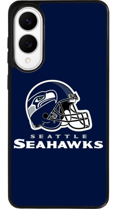 Samsung Galaxy S25 Edge Case Hülle - Silikon schwarz Super Bowl 26 Seattle 3