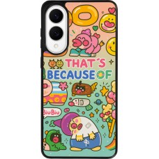 Samsung Galaxy S25 Edge Case Hülle - Silikon schwarz Thats beacause of