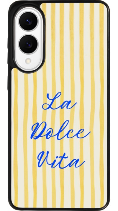 Samsung Galaxy S25 Edge Case Hülle - Silikon schwarz The good life 2026