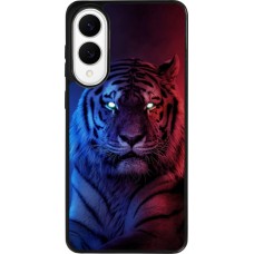 Samsung Galaxy S25 Edge Case Hülle - Silikon schwarz Tiger Blue Red
