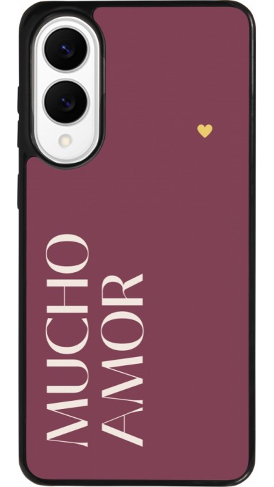 Samsung Galaxy S25 Edge Case Hülle - Silikon schwarz Valentine 2024 mucho amor rosado Samsung Galaxy S25 Edge Case Hülle - Silikon schwarz Valentine 2024 mucho amor rosado
