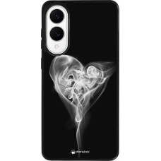 Samsung Galaxy S25 Edge Case Hülle - Silikon schwarz Valentine 2022 Black Smoke