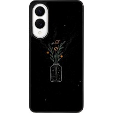 Samsung Galaxy S25 Edge Case Hülle - Silikon schwarz Vase black