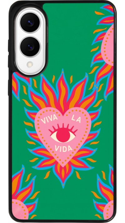 Samsung Galaxy S25 Edge Case Hülle - Silikon schwarz Viva la vida 2026