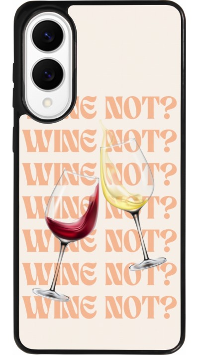 Samsung Galaxy S25 Edge Case Hülle - Silikon schwarz Wine not Samsung Galaxy S25 Edge Case Hülle - Silikon schwarz Wine not