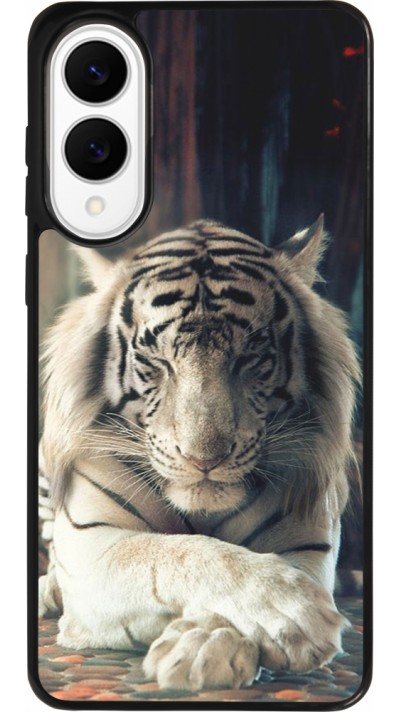 Samsung Galaxy S25 Edge Case Hülle - Silikon schwarz Zen Tiger Samsung Galaxy S25 Edge Case Hülle - Silikon schwarz Zen Tiger