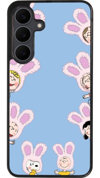 Coque Samsung Galaxy S25 FE - Silicone rigide noir Easter 2026 Snoopy