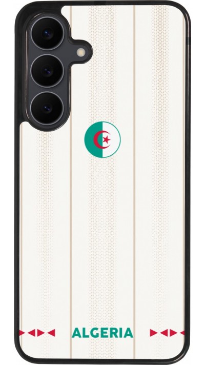 Samsung Galaxy S25 FE Case Hülle - Silikon schwarz Algerien 2026 personalisierbares Fussballtrikot