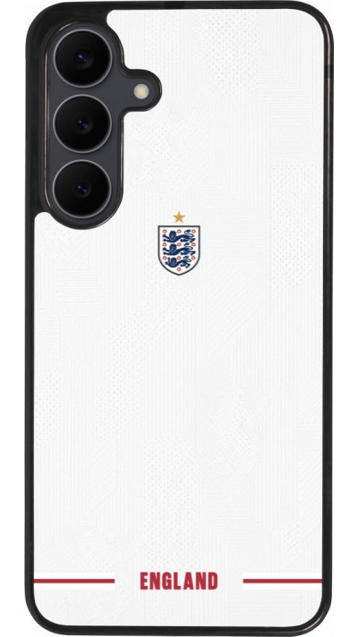 Samsung Galaxy S25 FE Case Hülle - Silikon schwarz England 2026 personalisierbares Fussballtrikot