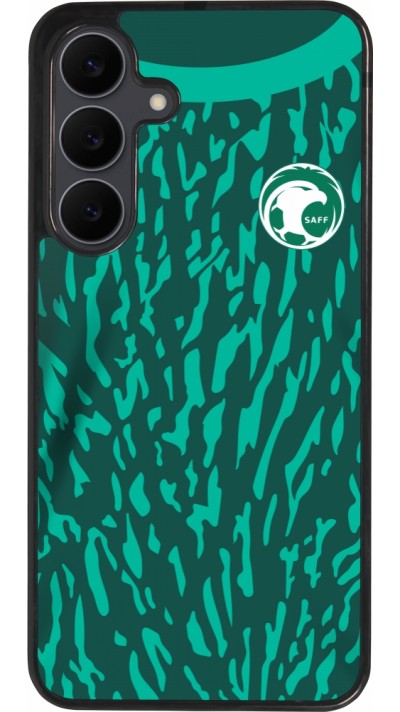 Samsung Galaxy S25 FE Case Hülle - Silikon schwarz Saudi-Arabien 2022 personalisierbares Fussballtrikot