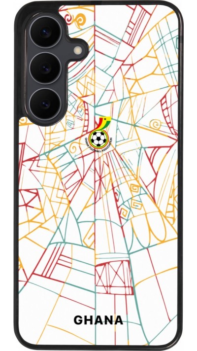 Samsung Galaxy S25 FE Case Hülle - Silikon schwarz Ghana 2026 personalisierbares Fussballtrikot