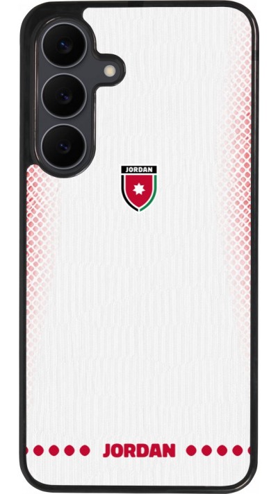 Samsung Galaxy S25 FE Case Hülle - Silikon schwarz Jordanien 2026 personalisierbares Fussballtrikot