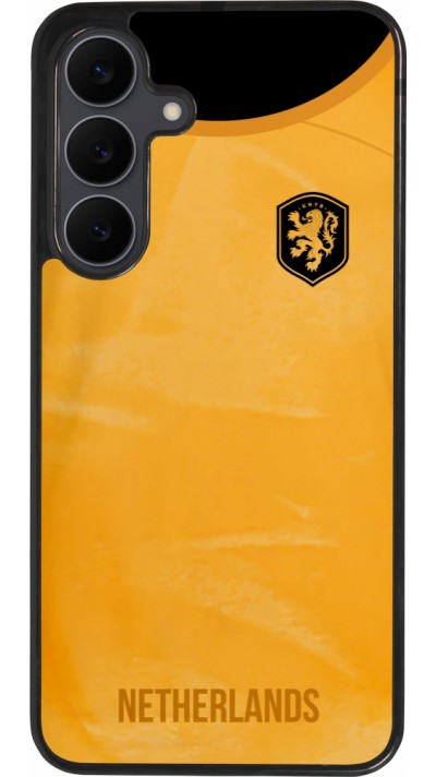 Samsung Galaxy S25 FE Case Hülle - Silikon schwarz Holland 2022 personalisierbares Fußballtrikot