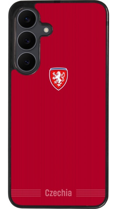 Samsung Galaxy S25 FE Case Hülle - Silikon schwarz Tschechische Republik 2026 personalisierbares Fussballtrikot