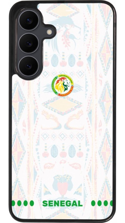 Samsung Galaxy S25 FE Case Hülle - Silikon schwarz Senegal 2026 personalisierbares Fussballtrikot