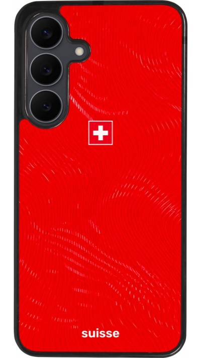 Samsung Galaxy S25 FE Case Hülle - Silikon schwarz Schweiz 2026 personalisierbares Fussballtrikot
