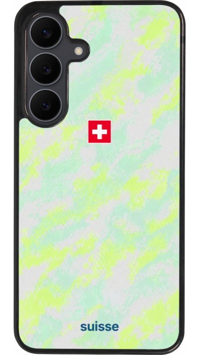 Samsung Galaxy S25 FE Case Hülle - Silikon schwarz Schweiz Away 2026 personalisierbares Fussballtrikot