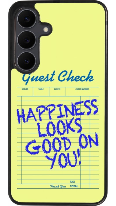 Coque Samsung Galaxy S25 FE - Silicone rigide noir Guest check 2026