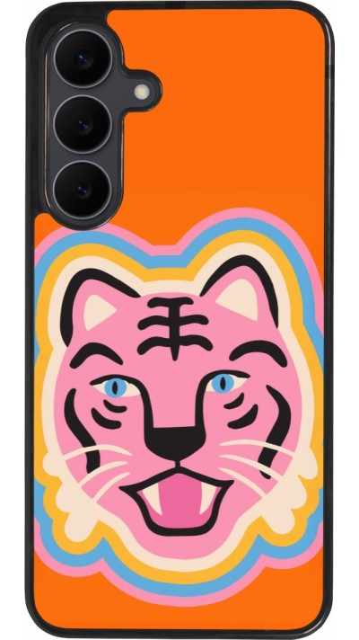Coque Samsung Galaxy S25 FE - Silicone rigide noir Lion colors 2026