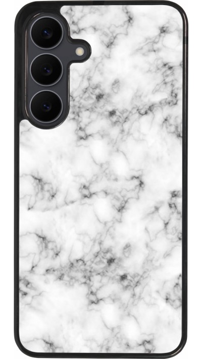 Samsung Galaxy S25 FE Case Hülle - Silikon schwarz Marble 01