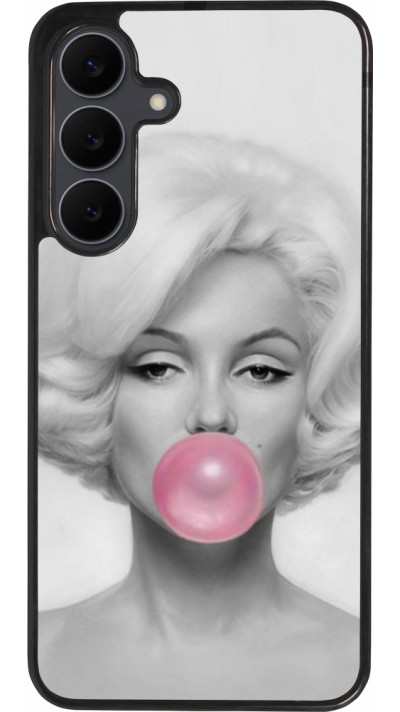Samsung Galaxy S25 FE Case Hülle - Silikon schwarz Marilyn Bubble