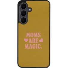 Samsung Galaxy S25 FE Case Hülle - Silikon schwarz Mom 2026 Are Magic
