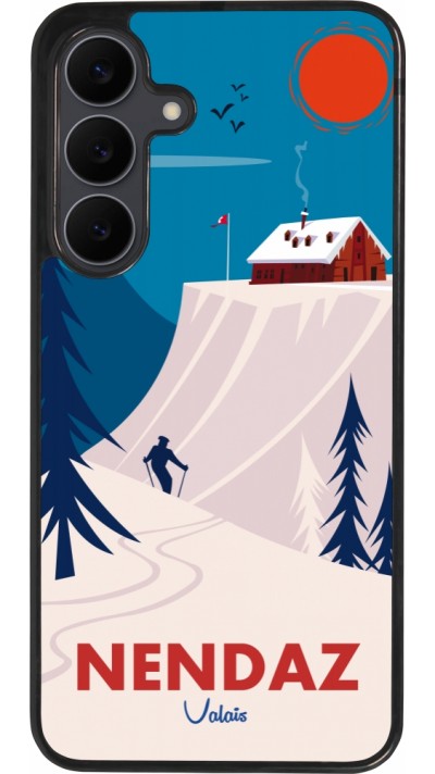 Samsung Galaxy S25 FE Case Hülle - Silikon schwarz Nendaz Cabane Ski
